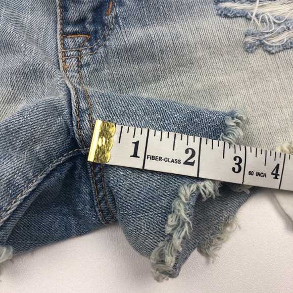 American Eagle Distressed Jean Shorts - Picture 5 of 6